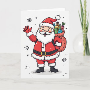 Fröhliche Weihnachtskarte - Blank Inside Holid Karte