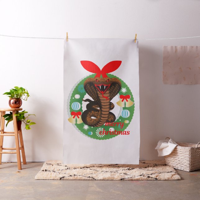 fröhliche Weihnachtskuchen Stoff (Beispiel)