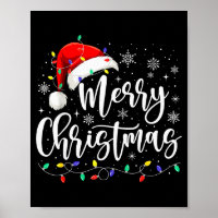 Fröhliche Weihnachtslichter Rote Santa Hut Xmas Fa