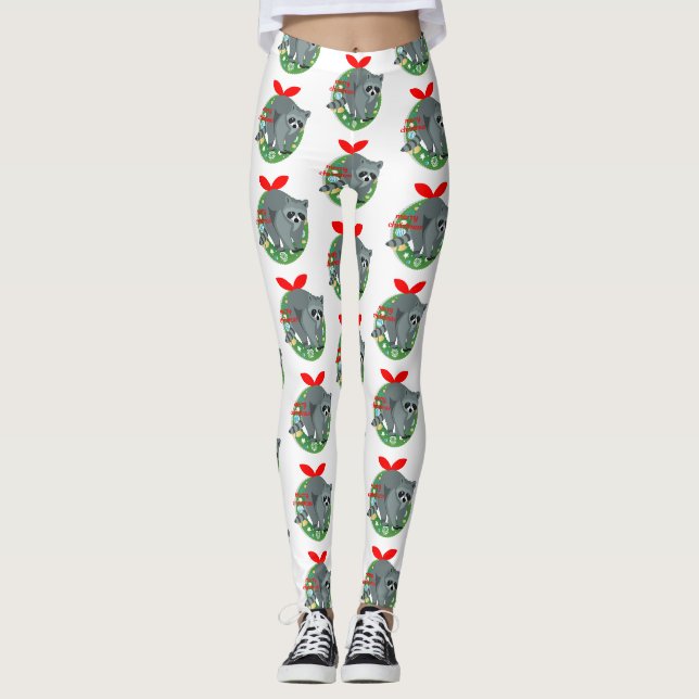 fröhliche Weihnachtslieder-Leggings Leggings (Vorderseite)