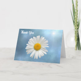 fröhliche Weiße Daisy Dankeskarte
