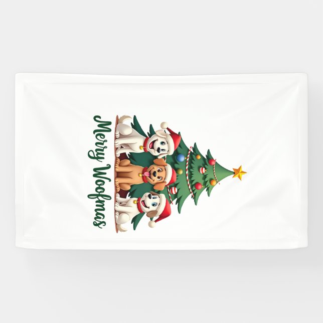 Fröhliche Woofmas (2) Banner (Horizontal)
