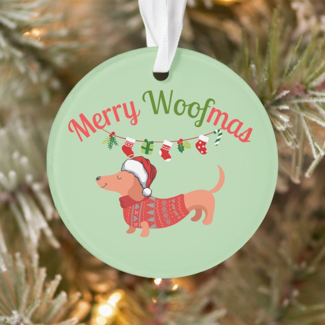 Fröhliche WOOFmas Ornament (Baum)