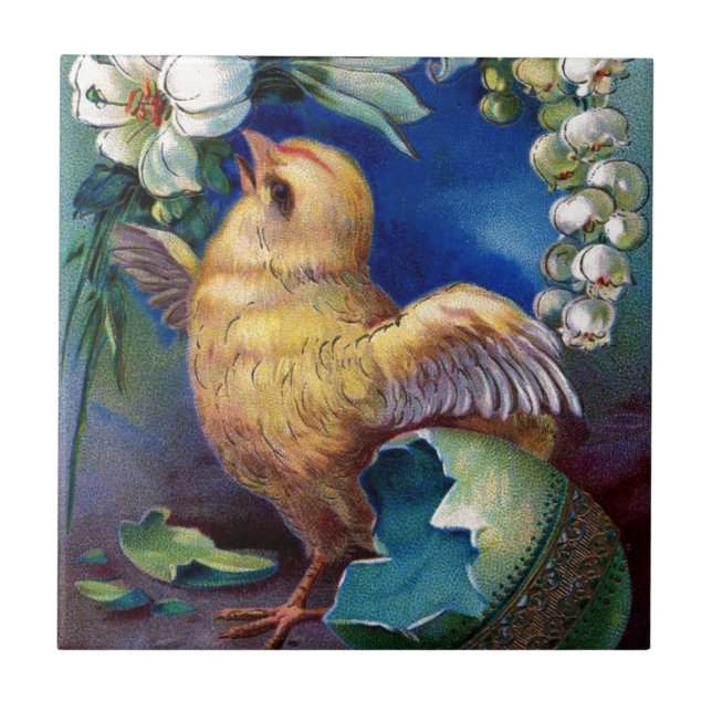 Fröhlichen Ostern Fliese (Vorderseite)