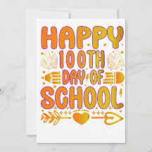 Fröhlicher 100. Schultag Erfindungs-Karren 100 Ta