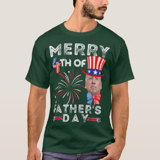 Fröhlicher 4. Vatertag, 4. Juli T-Shirt