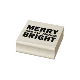 Fröhlicher & Aller Dinge Heller Feiertags-Stempel Gummistempel
