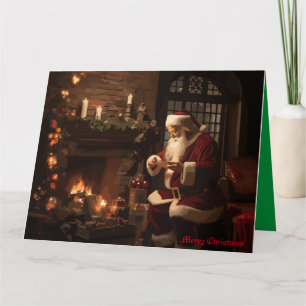 Fröhlicher alter Sankt Nikolaus Karte