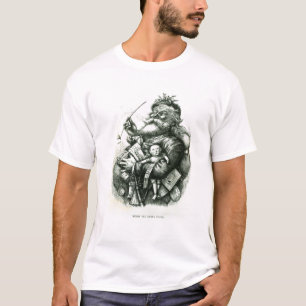 Fröhlicher alter Weihnachtsmann T-Shirt
