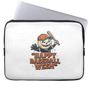 Fröhlicher Baseball Ween Vintage Halloween Basebal Laptopschutzhülle