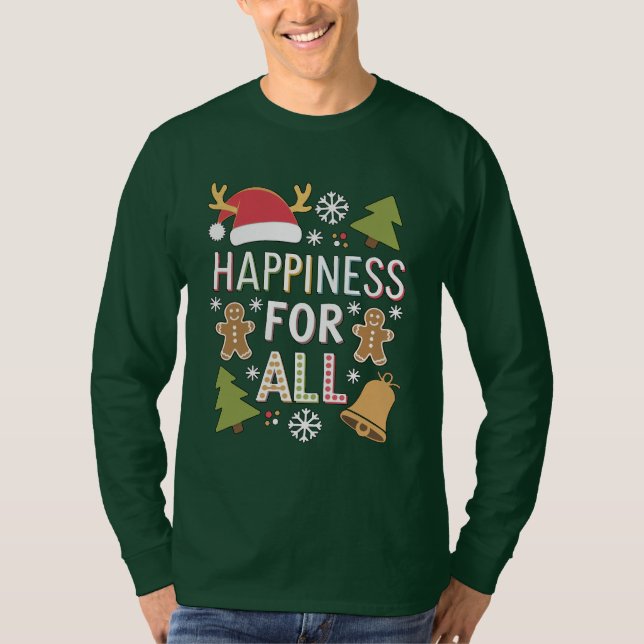 Fröhlicher Beifall T-Shirt (Vorderseite)