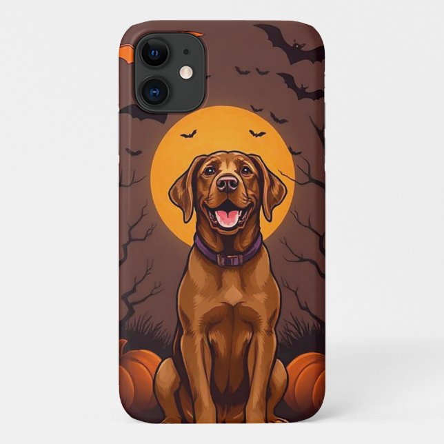 Fröhlicher brauner Hund Case-Mate iPhone Hülle (Rückseite)