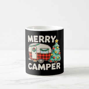 Fröhlicher Camper Vintage-Weihnachtsbaumschmuck We Kaffeetasse