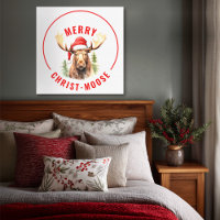 Fröhlicher Christ-Elch Lustiger Weihnachts-Elch