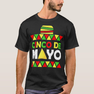 Fröhlicher Cinco De Mayo Regenbogen Gitarre Kaktus T-Shirt