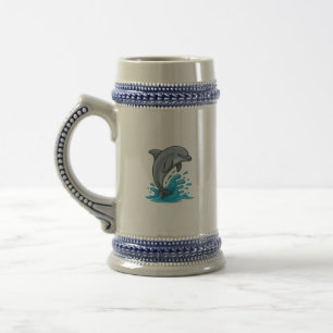 Fröhlicher Delfin Sprung - Tasse