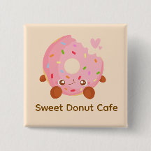 Fröhlicher Donut mit Streuseln