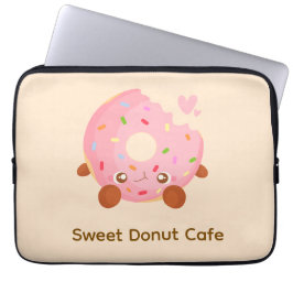 Fröhlicher Donut mit Streuseln Laptopschutzhülle