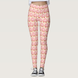 Fröhlicher Donut mit Streuseln Leggings