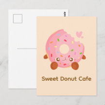 Fröhlicher Donut mit Streuseln