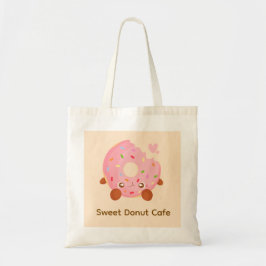 Fröhlicher Donut mit Streuseln Tragetasche