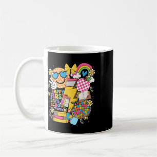 Fröhlicher erster Schultag Bleistift Blitz Gr Kaffeetasse