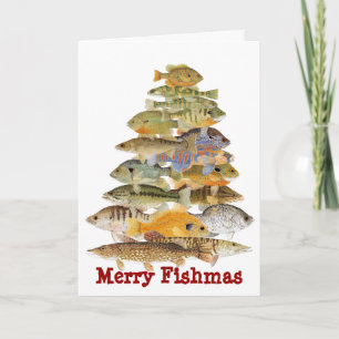 Fröhlicher Fishmas- Freashwater Feiertagskarte
