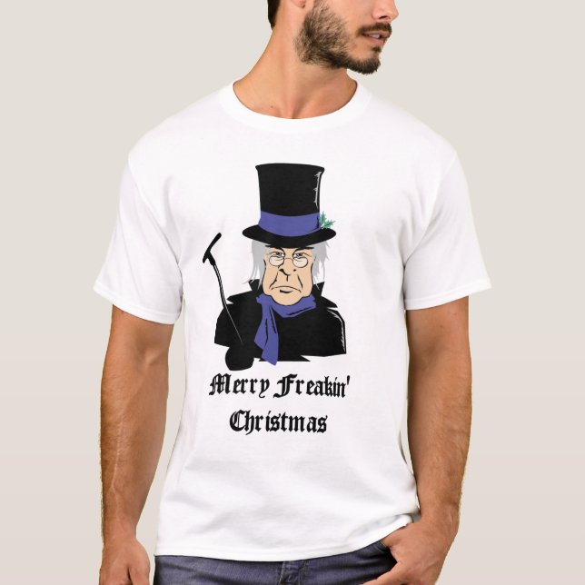 Fröhlicher Freakin WeihnachtsT - Shirt (Vorderseite)