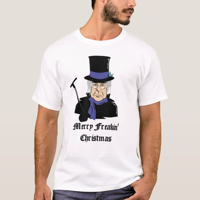 Fröhlicher Freakin WeihnachtsT - Shirt (Vorderseite)