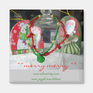 Fröhlicher frohe Weihnacht-Magnet Magnet