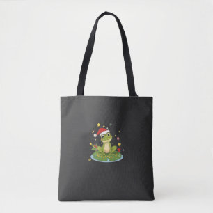 Fröhlicher Frosch-Jubel - Süßer Weihnachtsfrosch a
