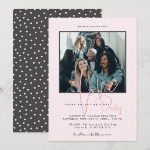 Fröhlicher Galentine's Day Brunch Foto-Einladung Einladung