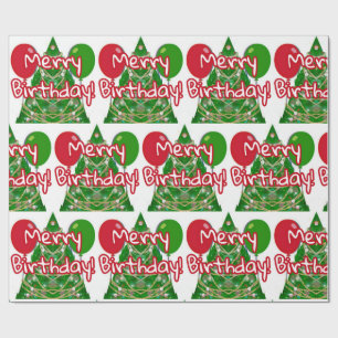 Fröhlicher Geburtstag Geschenkpapier