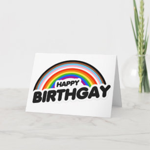 Fröhlicher Geburtstag Progress Pride Karte