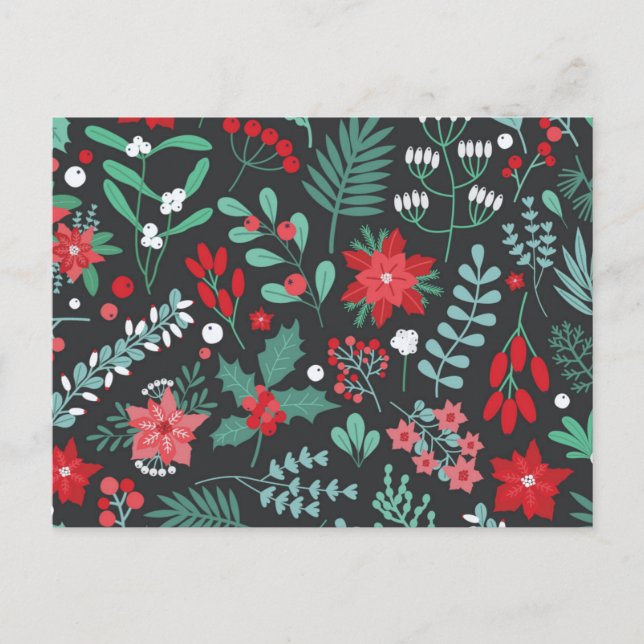 Fröhlicher Geburtstag und glückliche Weihnachten (Vorderseite)