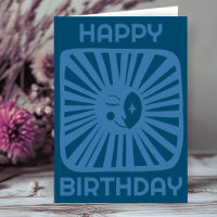fröhlicher Glühmond GLÜCKLICH GEBURTSTAG, individu