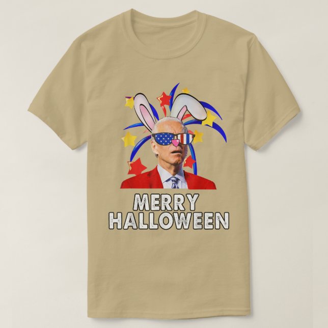 fröhlicher halloween 4. juli  T-Shirt (Design vorne)