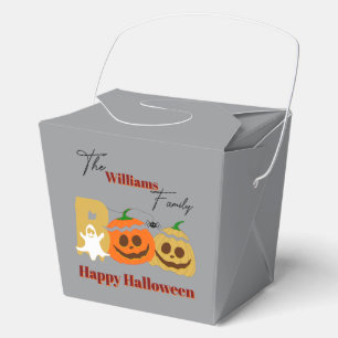 Fröhlicher Halloween-Grusel-Kürbis-Geschenkbox Geschenkschachtel