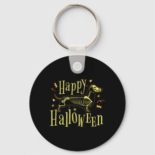 Fröhlicher Halloween-Hund - Lustiger Halloween Schlüsselanhänger