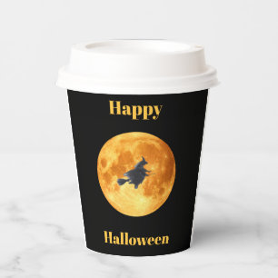 Fröhlicher Halloween-Papierbecher Pappbecher