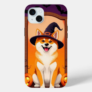 Fröhlicher Halloween-Shiba-Inu-Hund Case-Mate iPhone Hülle