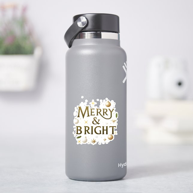 Fröhlicher & Heller Aufkleber – Minimalistisches W (HydroFlask)