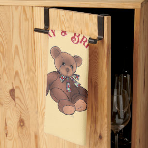 Fröhlicher & Heller Festlicher Teddybär Süßer Weih Geschirrtuch