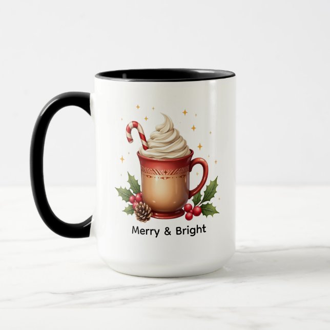Fröhlicher & Heller Weihnachtskaffee Tasse (Links)