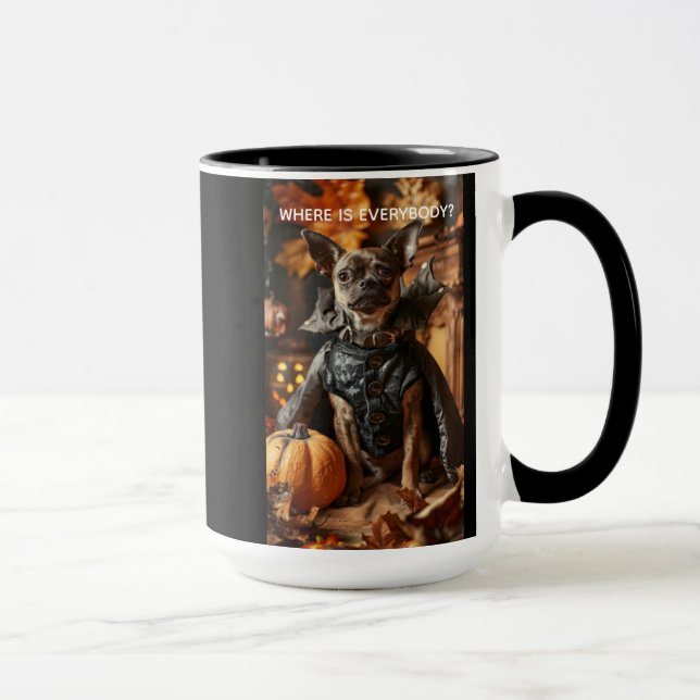 Fröhlicher howl-o-ween Becher Tasse (Rechts)