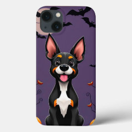 Fröhlicher Hund im Stile eines Cartoon Case-Mate iPhone Hülle