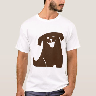 fröhlicher Hund T-Shirt