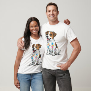 Fröhlicher Jack Russell Spritzspaß T-Shirt