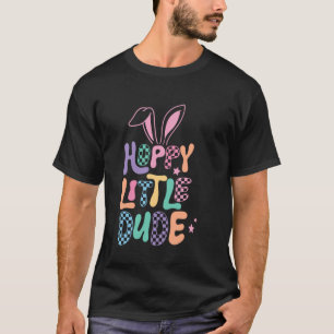 Fröhlicher kleiner Typ glücklicher Ostertag Kinder T-Shirt