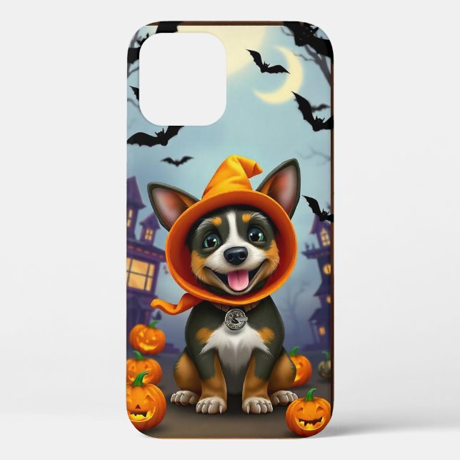 Fröhlicher Korgi mit Halloweenhoodie Case-Mate iPhone Hülle (Rückseite)